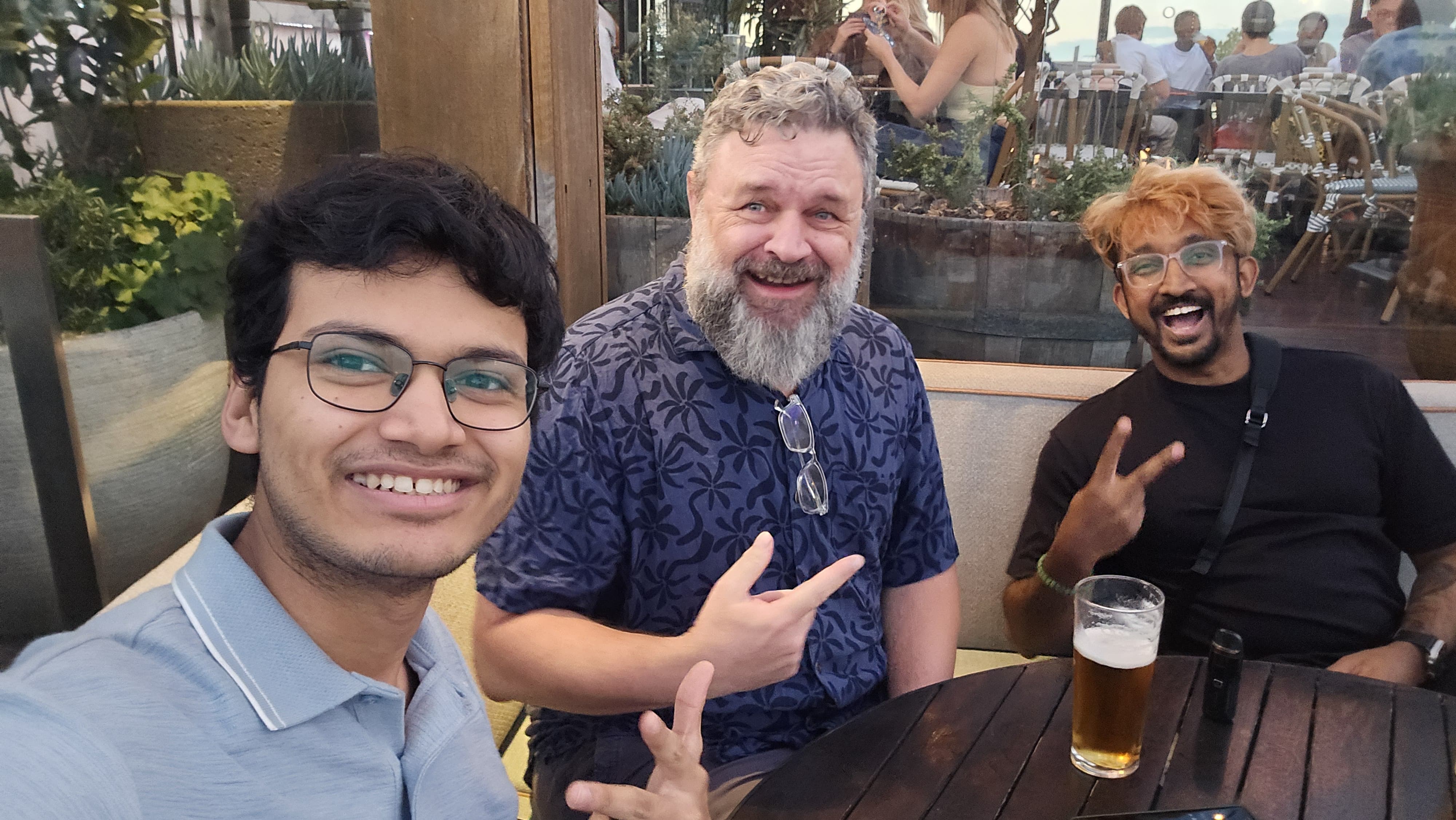 Pub crawl with Pete and Abhi